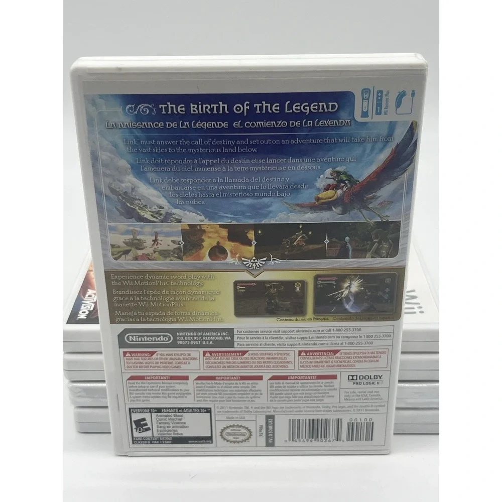 The Legend of Zelda: Skyward Sword 25th Anniversary Nintendo Wii w Soundtrack CD